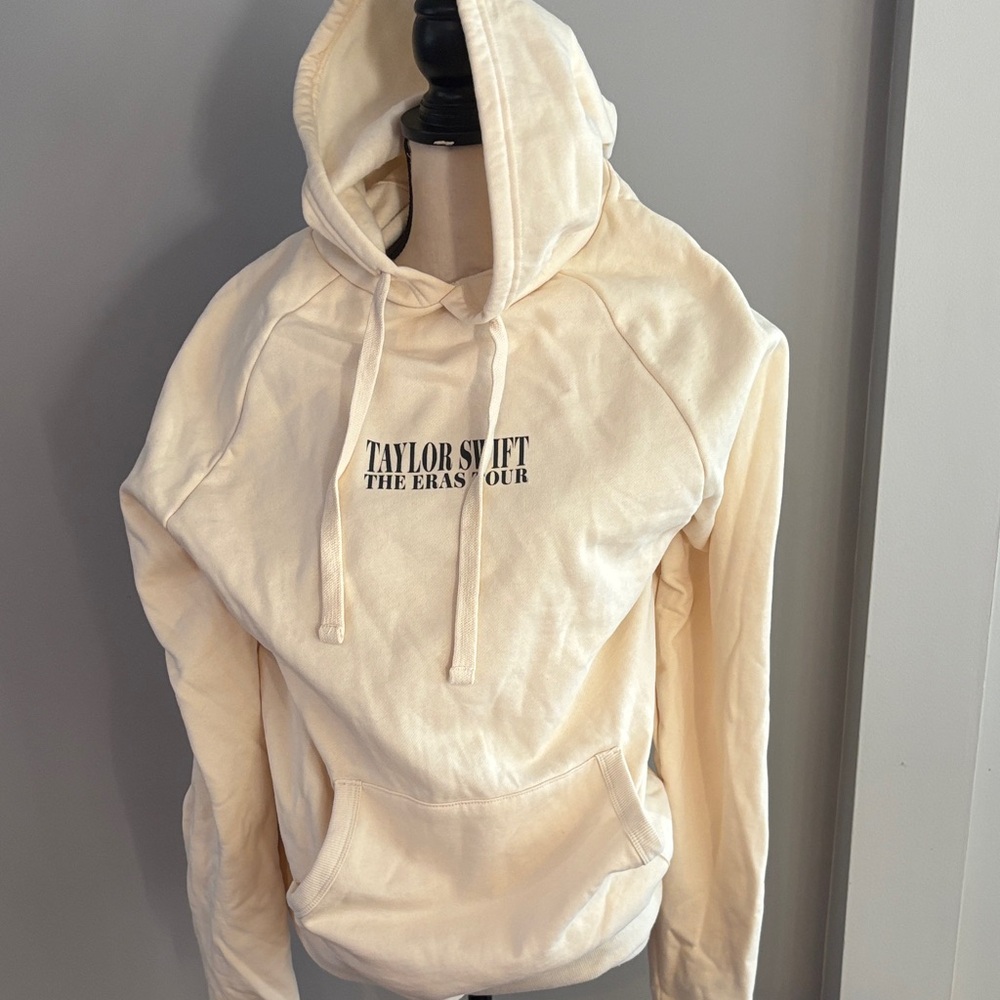 Taylor Swift The Eras Tour Cream Hoodie. NW